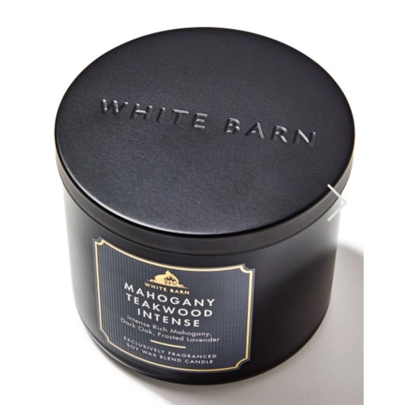 Mahogany Teakwood Intense 3 wick Candle - Picture 2 of 4